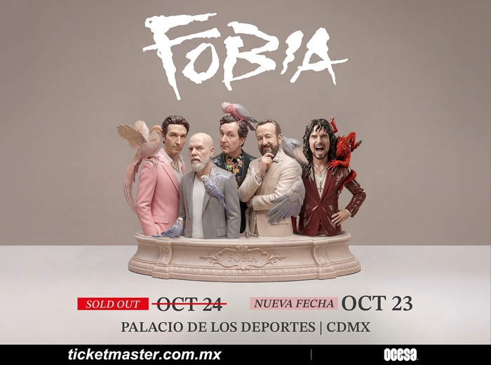 ¡El fenómeno Fobia no se detiene! se confirma segunda noche en la CDMX