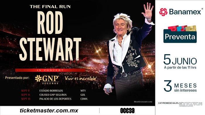 El último adiós de una leyenda Rod Stewart trae su gira de despedida a México - AlternativaTlx