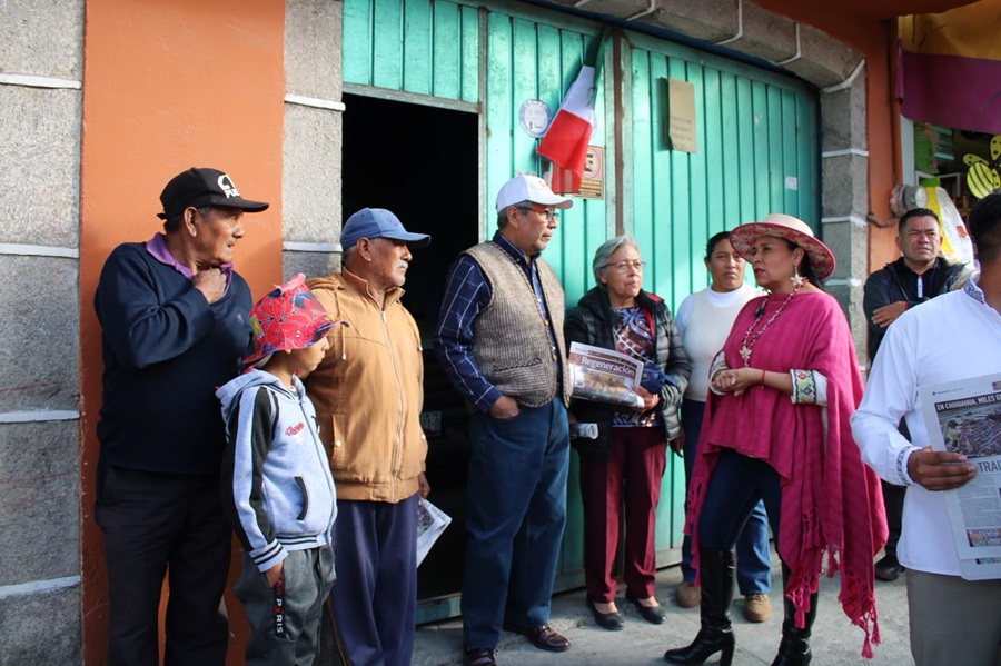 Desde Ixtenco, Ana Lilia Rivera Inicia Caminatas en Defensa de la Transformación