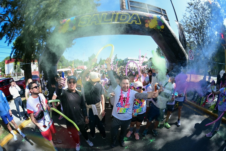 Todo un Éxito la Carrera por el Mes de la Juventud “Ray Colors Fest” en Tlaxcala