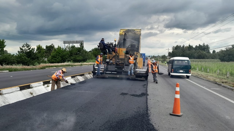 Comienza SICT Mantenimiento Mayor en la Autopista San Martín Texmelucan-Tlaxcala-El Molinito